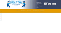 Desktop Screenshot of landaandsonsglass.com